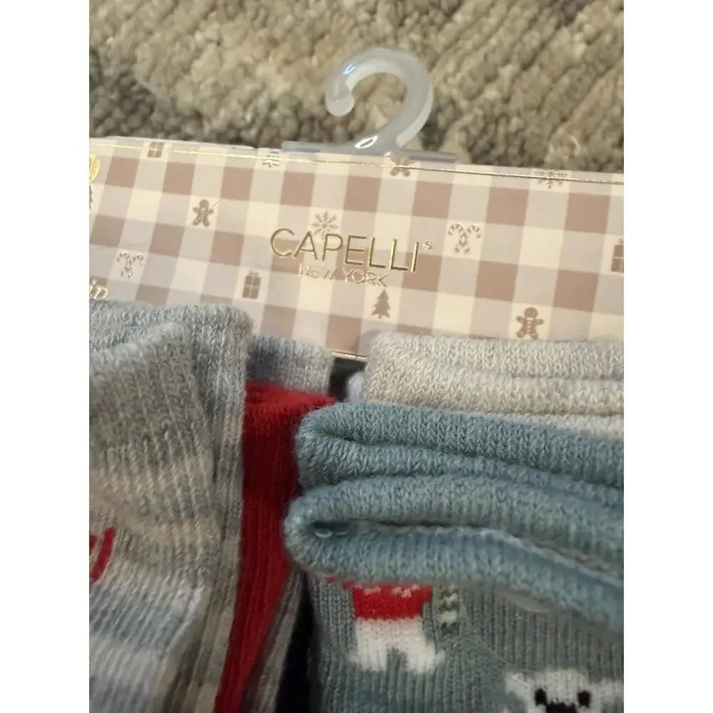 Capelli NY Unisex Kids Non Slip Socks 20 Pairs 2t-4T NIB NWT